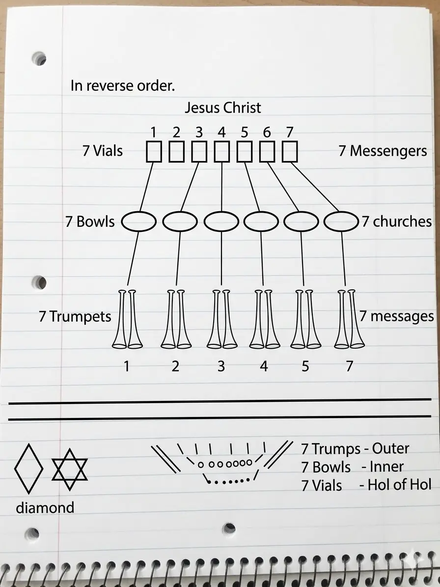 Ministry teaching chart 57