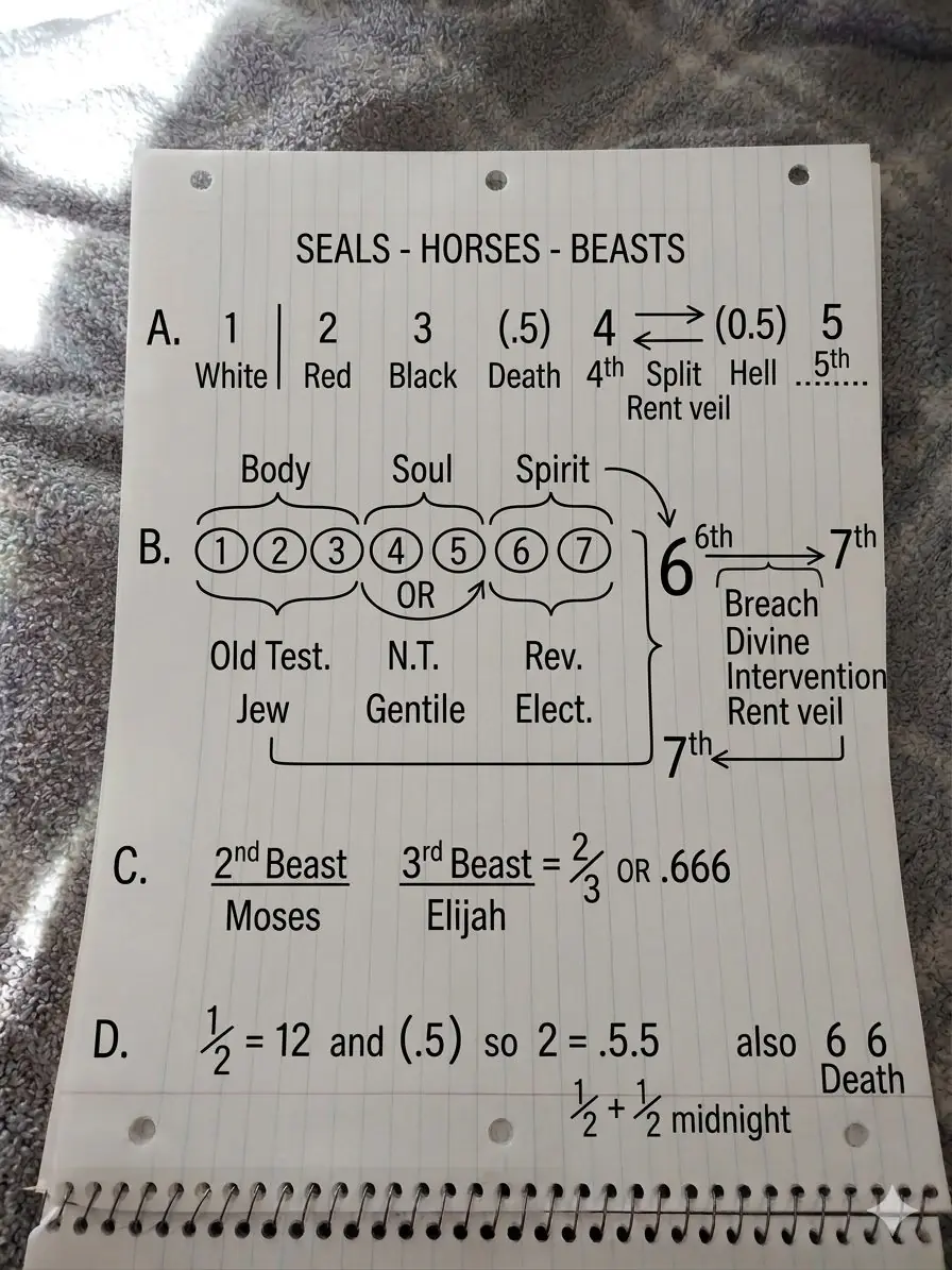 Ministry teaching chart 61