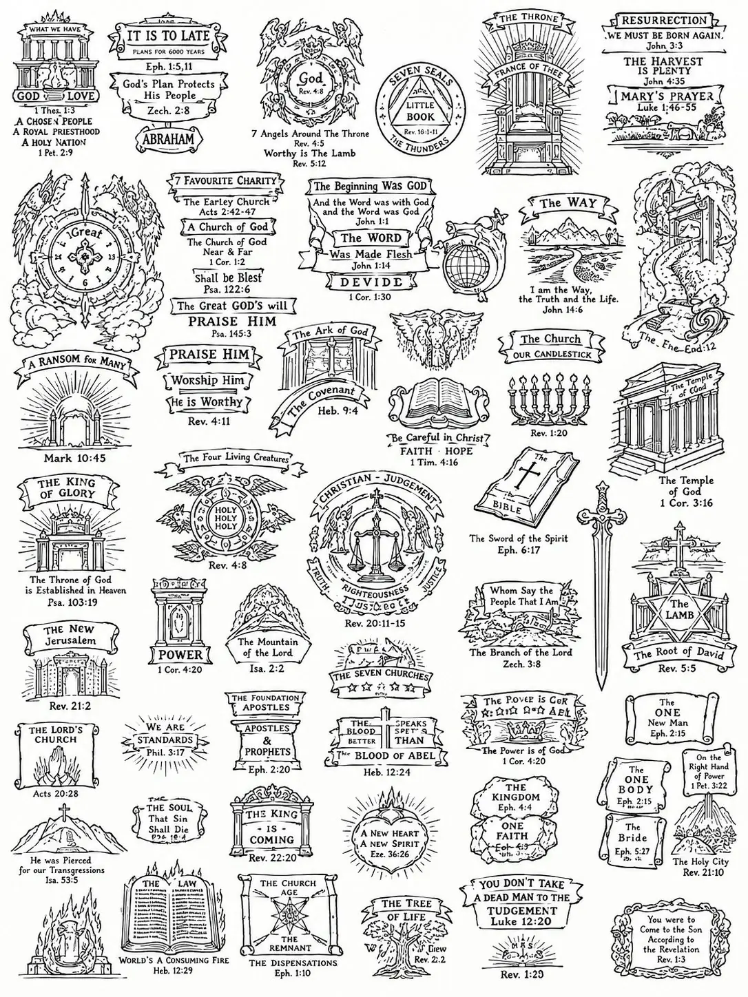 Ministry teaching chart 77