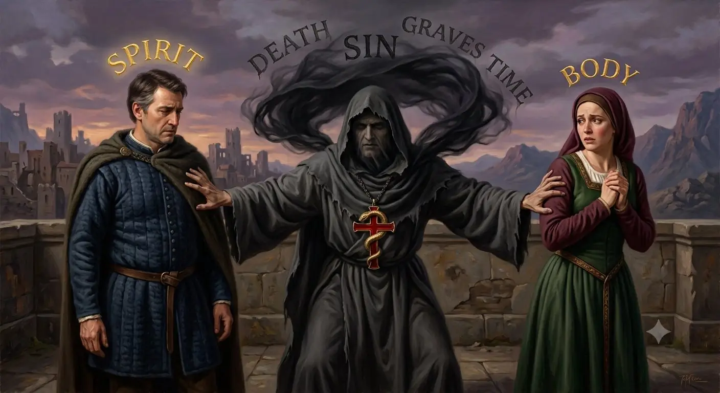 Sin, Death, Spirit, and Body artwork
