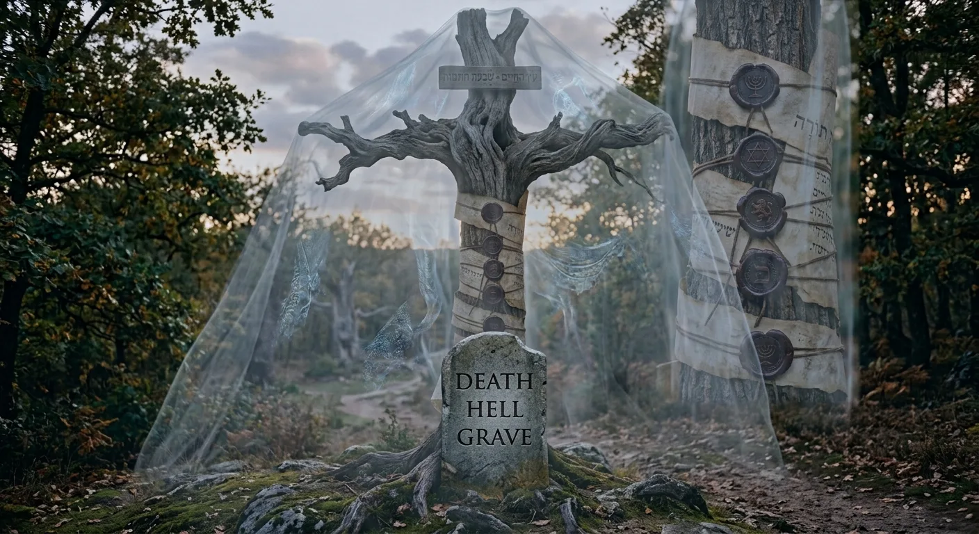 Sealed Scroll Headstone artwork